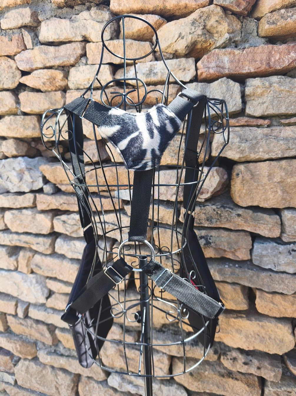 Holster bag zebrée