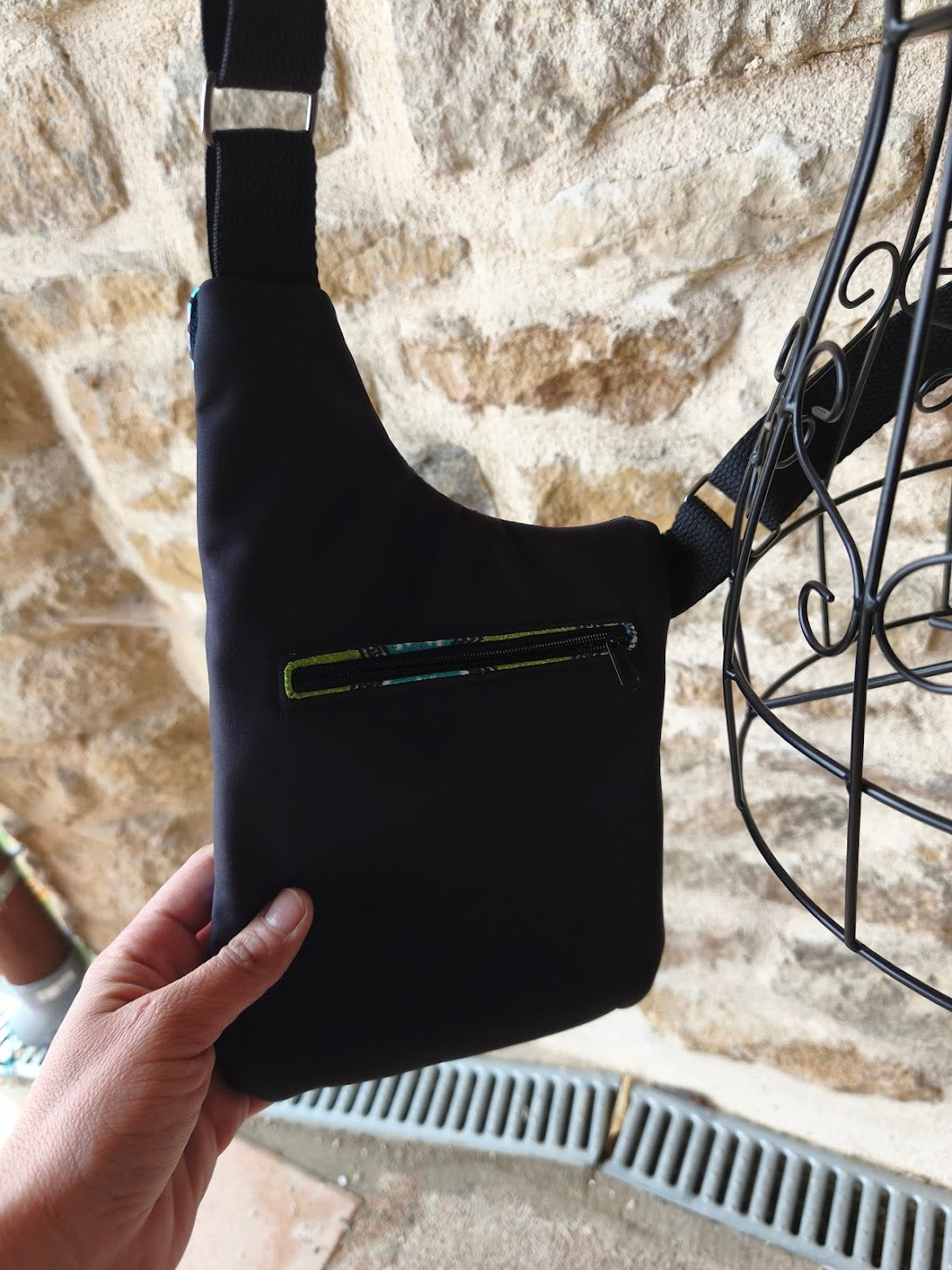 Holster bag serpent irisé