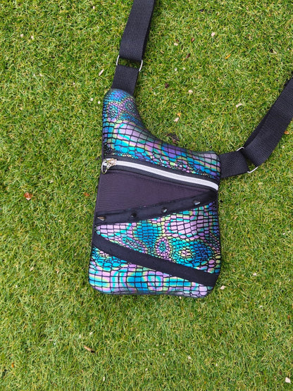 Holster bag serpent irisé